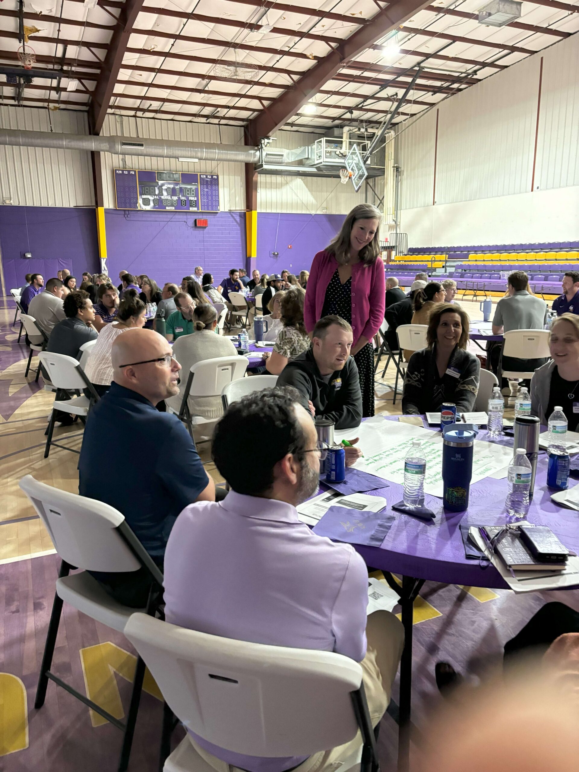 Dana at Kansas Wesleyan University workshop